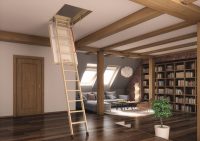 scala per soffitta