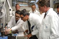Uno dei laboratori del Parco tecnologico di Bolzano