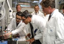 Uno dei laboratori del Parco tecnologico di Bolzano