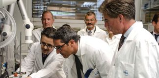 Uno dei laboratori del Parco tecnologico di Bolzano