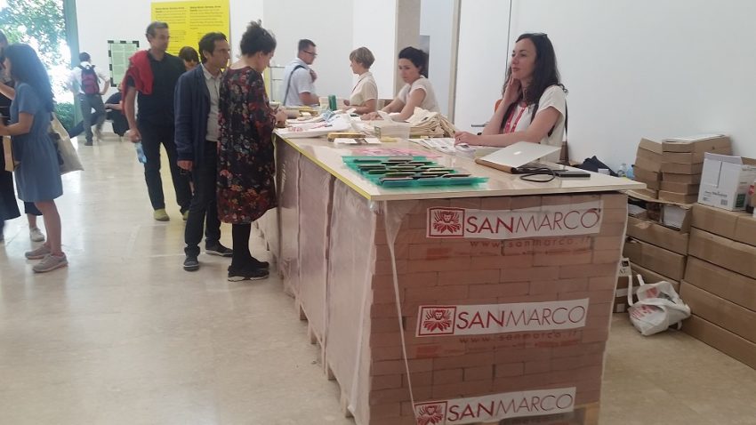 Mattoni San Marco per il padiglione tedesco alla XV Biennale di Architettura a Venezia