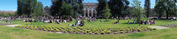 Panoramica Piazza Leonardo Da Vinci, Milano