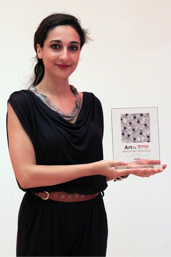 Giulia Armeni, la vincitrice del contest di disegno industriale “l’Arte di Generare Arte” realizzato all’interno del progetto culturale ArtinFaraone,