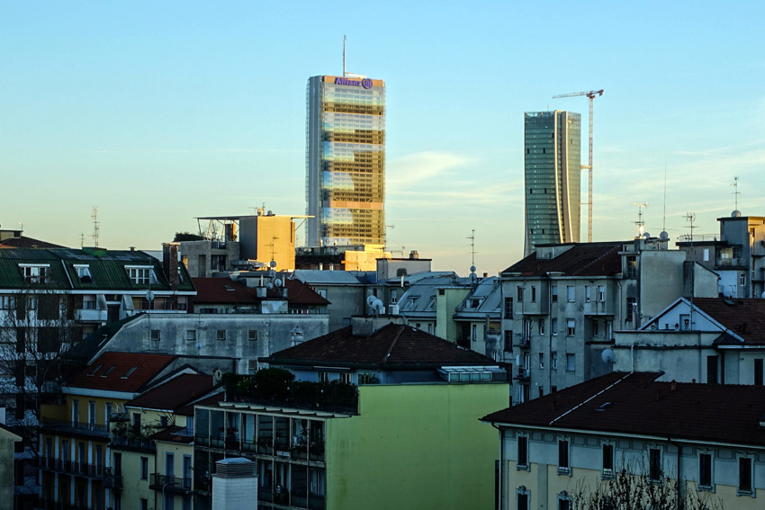 I grattacieli di Allianz e Generali a Milano