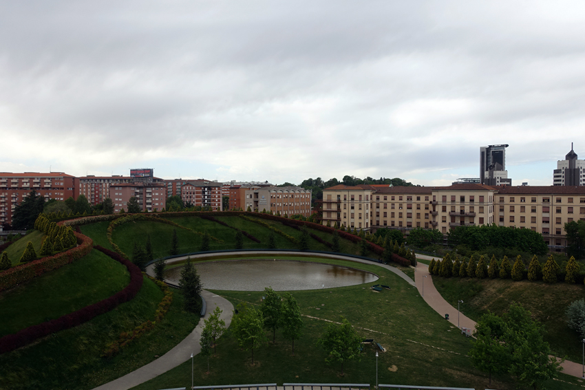 Case e giardino a Milano