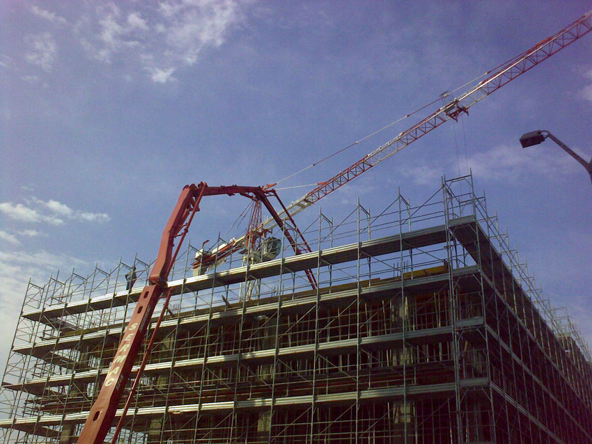 Edificio in costruzione