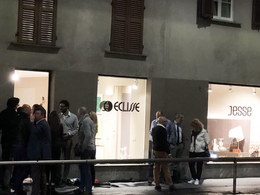 L'inaugurazione dello showroom di Eclisse a Milano