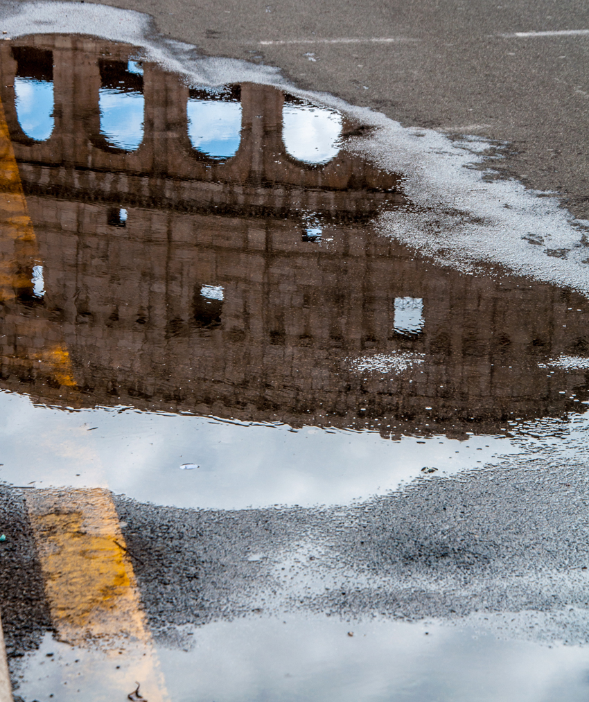 Pioggia sul Colosseo