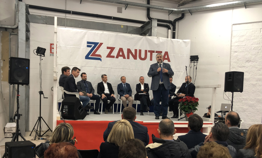 L'inaugurazione del punto vendita Zanutta di Oderzo (Treviso)