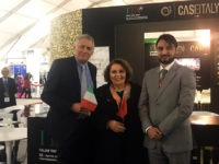 Azzedine Nekmouche, presidente dell’Ordine Nazionale degli Architetti del Marocco; Laura Michelini, Presidente di Caseitaly; Sami Ben Jelloul, Trade Analyst di Ice Casablanca