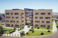 Il rendering della nuova sede di Haulotte