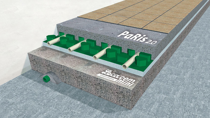 Il sistema di riscaldamento radiante a pavimento PaRis 2.0 