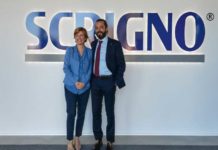 Maddalena Marchesini, amministratore delegato di Scrigno, con Luigi Geron, presidente dell’azienda