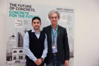 Giangavino Muresu con Roberto Berardi, Innovative Products and Solutions Manager Italcementi