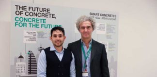 Giangavino Muresu con Roberto Berardi, Innovative Products and Solutions Manager Italcementi