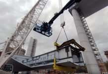 La costruzione del nuovi viadotto sul Polcevera