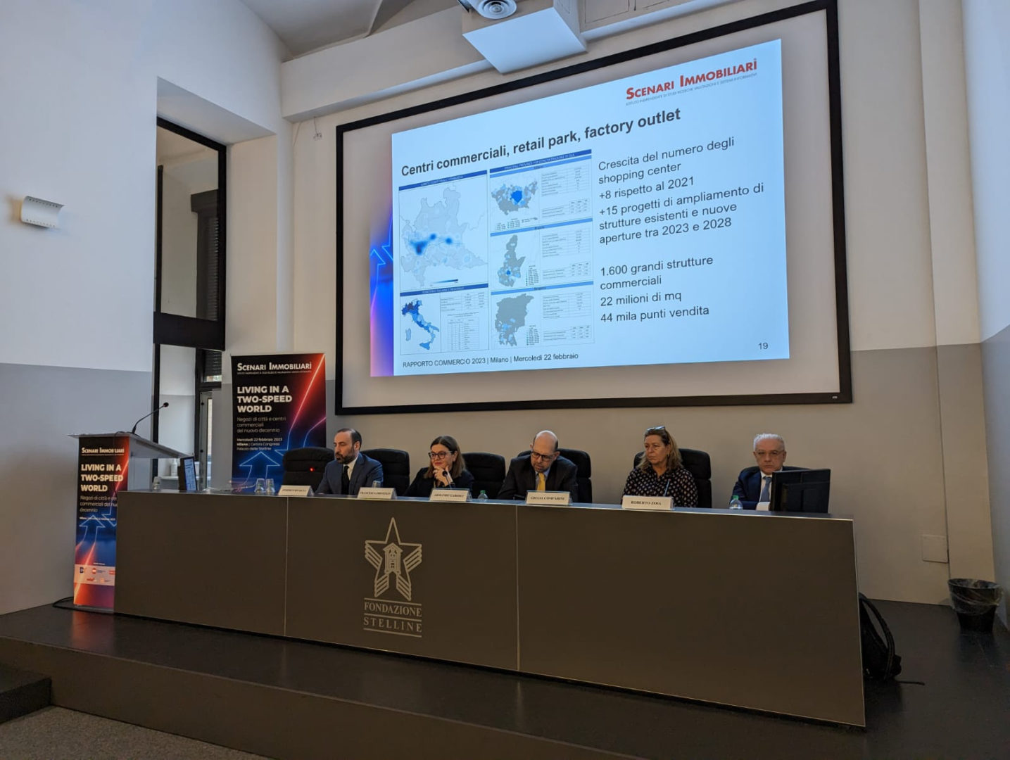 La presentazione dell'analisi di Scenari Immobiliari