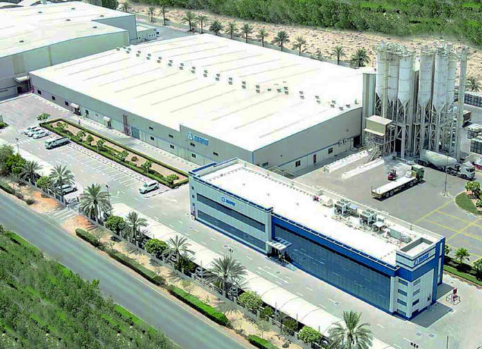 Il sito produttivo di Mapei a Dubai