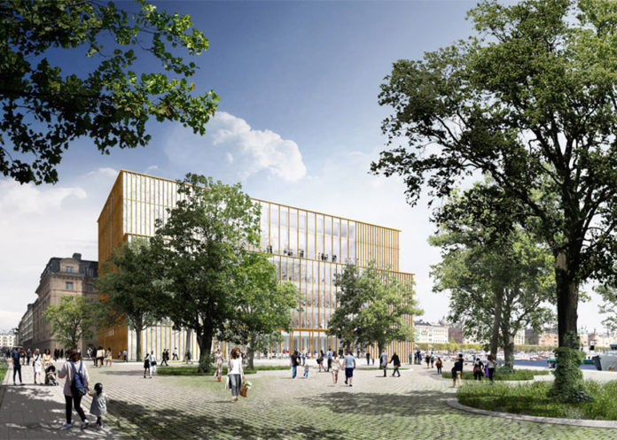 Rendering del progetto per il Centro Nobel a Stoccolma