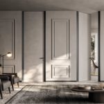 Il design minimalista delle soluzioni Filomuro di Eclisse si adatta agli ambienti