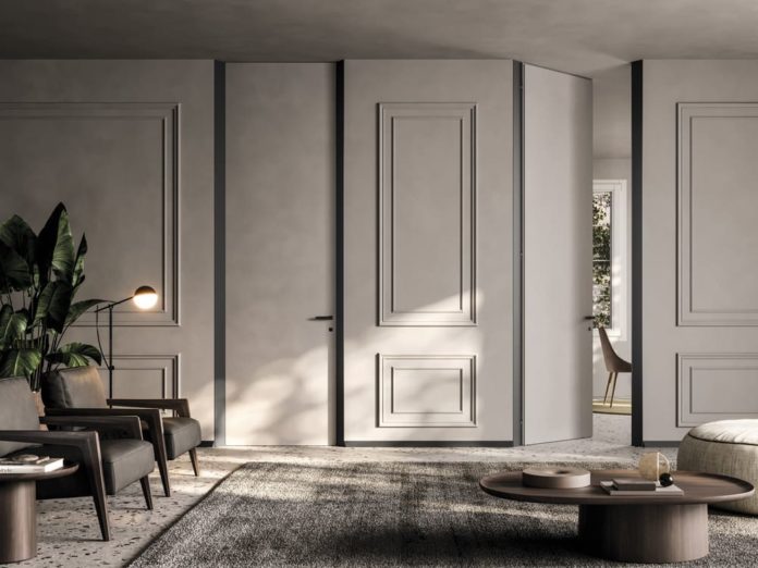 Il design minimalista delle soluzioni Filomuro di Eclisse si adatta agli ambienti