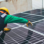 Installazione di un pannello fotovoltaico