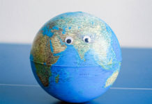Un globo preoccupato