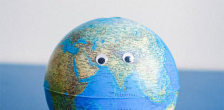 Un globo preoccupato