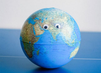 Un globo preoccupato
