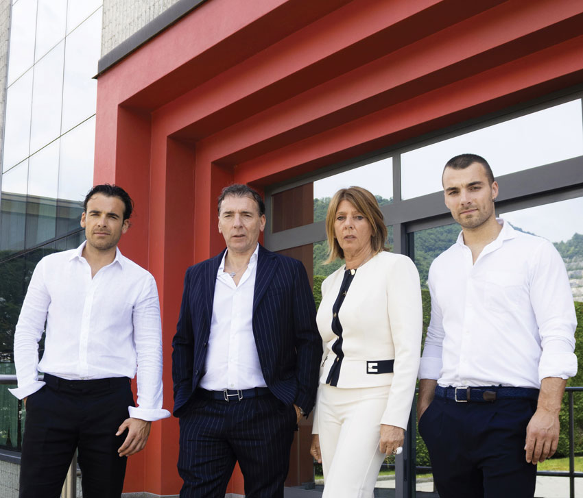 Filippo, Guido, Lorella e Andrea Bagattini