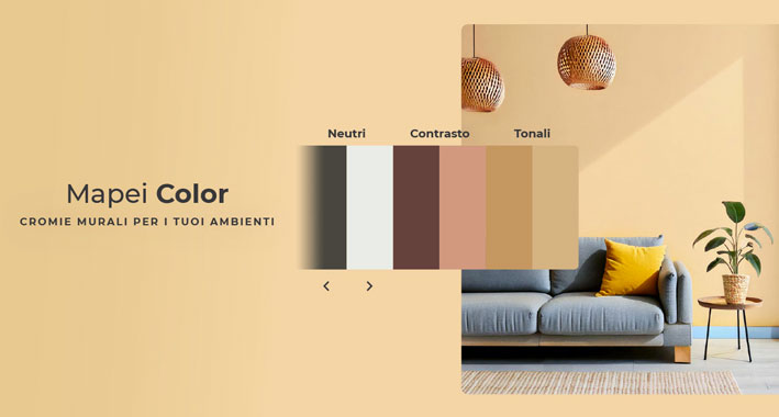 Il progetto Mapei Color nasce dalla collaborazione con Baolab, laboratorio di design industriale specializzato in Cmf Design (colori, materiali e finiture)