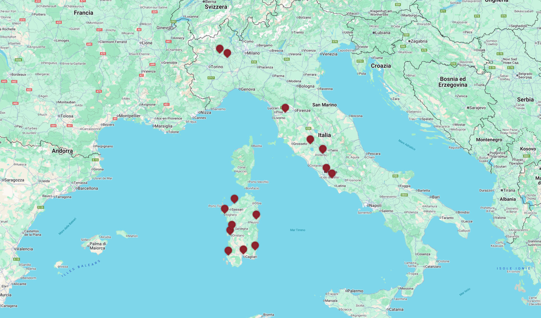 Gruppo Ideale mappa
