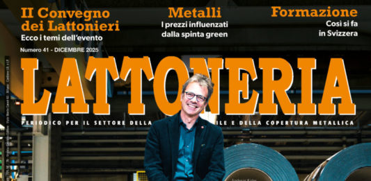 Le classifiche e il Convegno dei lattonieri sul nuovo numero di Lattoneria LATTONERIA 41 dicembre cover web